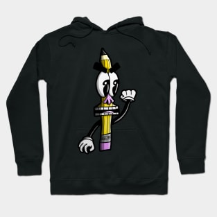 Angry Pencil (full body) Hoodie